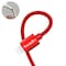 Emerald Red 6ft Lighting to USB Fast Charging Cable EE-AL6-RED - alternate 1